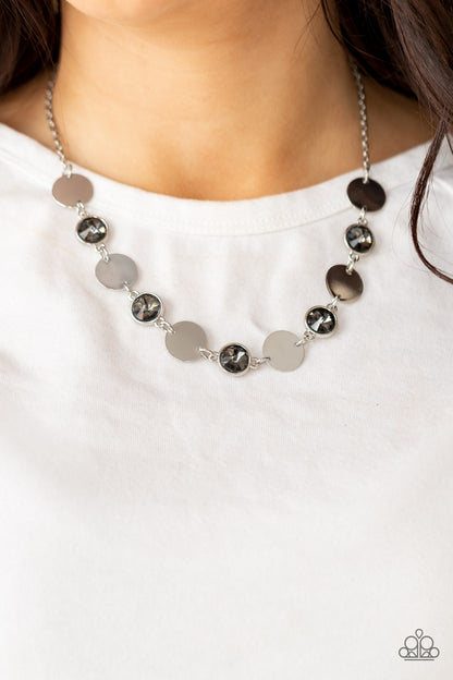 Refined Reflections - silver - Paparazzi necklace