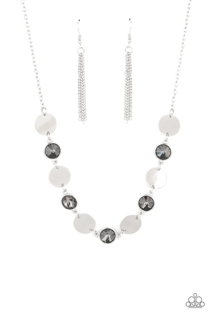 Refined Reflections - silver - Paparazzi necklace