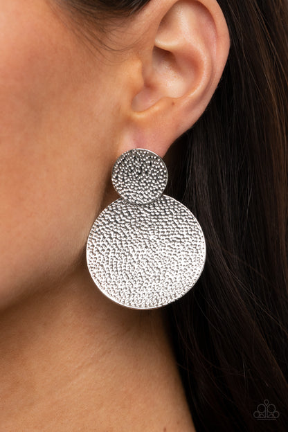 Refined Relic - silver - Paparazzi earrings