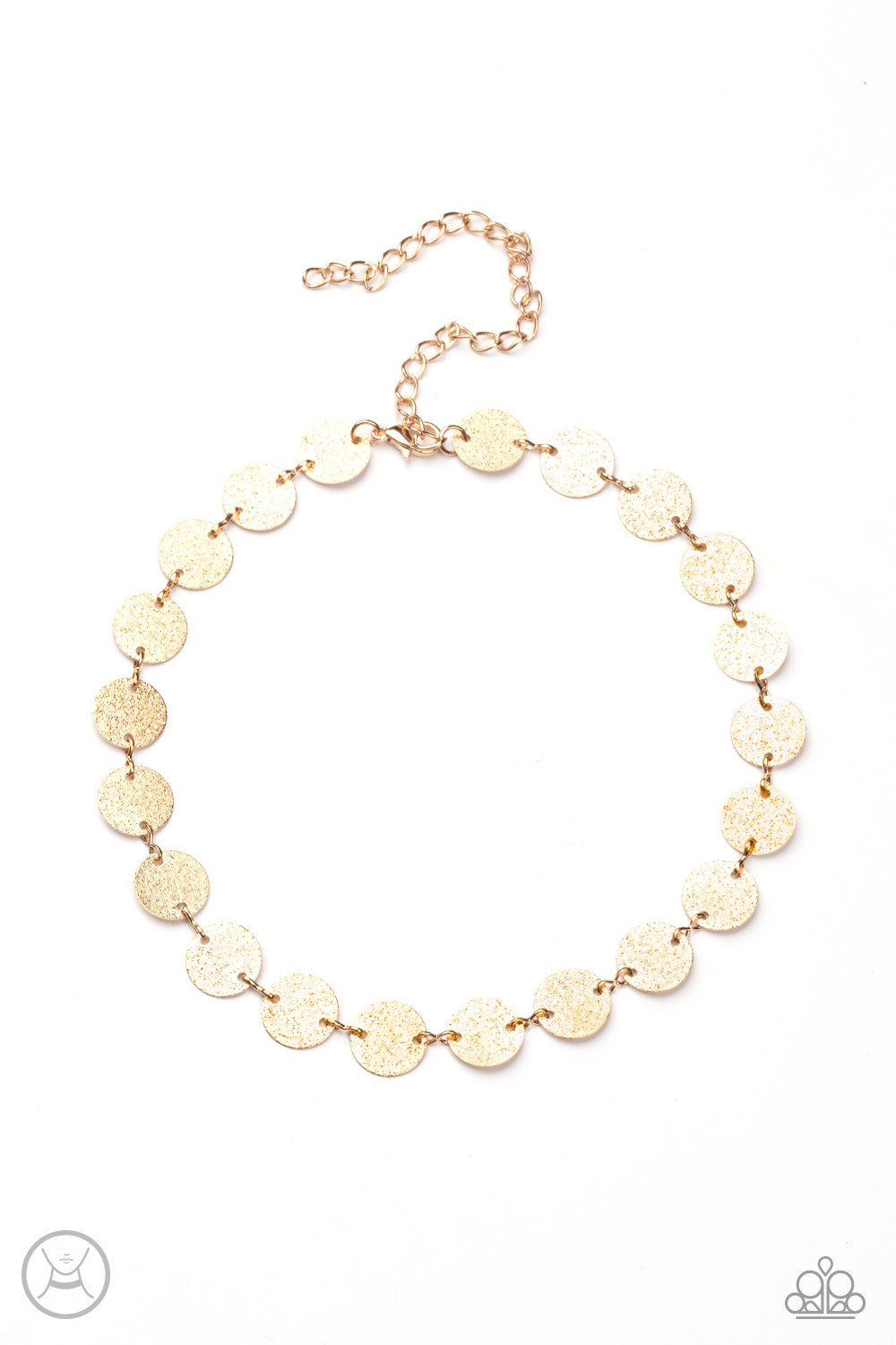 Reflection Detection - gold - Paparazzi necklace