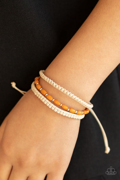 Refreshingly Rural -orange - Paparazzi bracelet