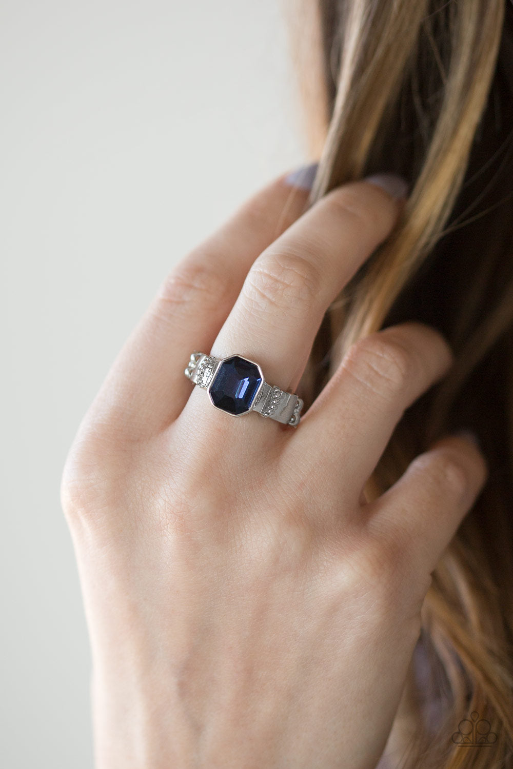 Regal Relic - blue - Paparazzi ring