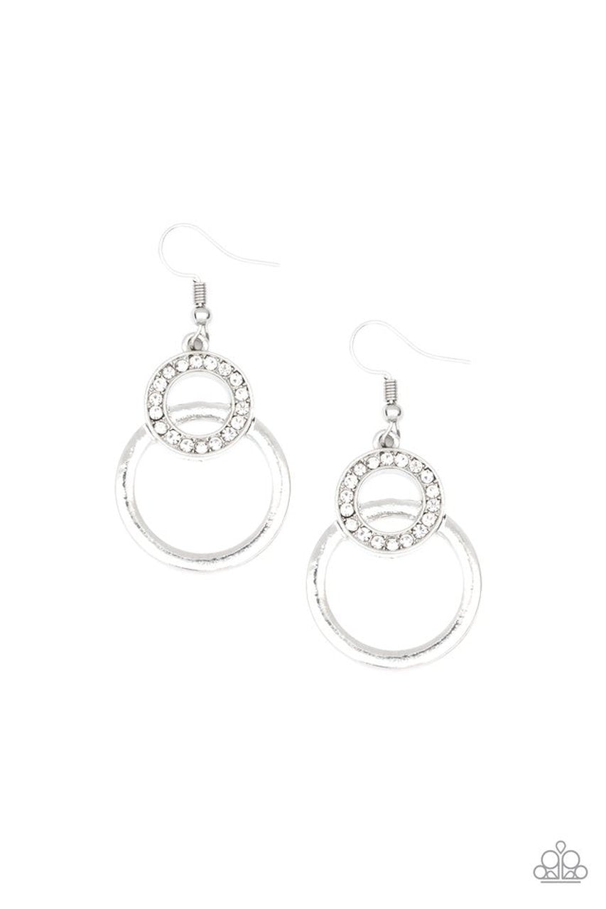Regal renewal white earring paparazzi Clearance