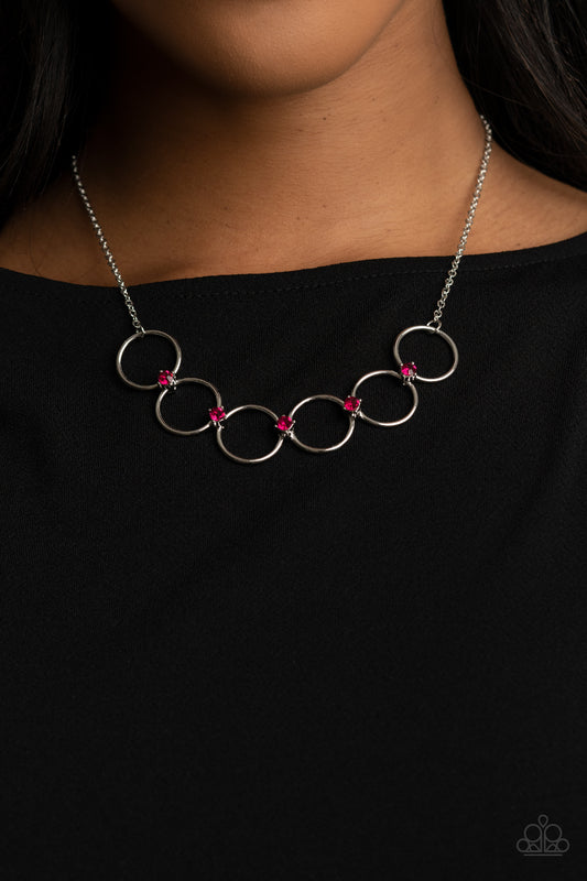 Regal Society - pink - Paparazzi necklace