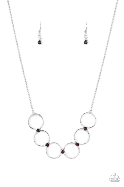 Regal Society - purple - Paparazzi necklace