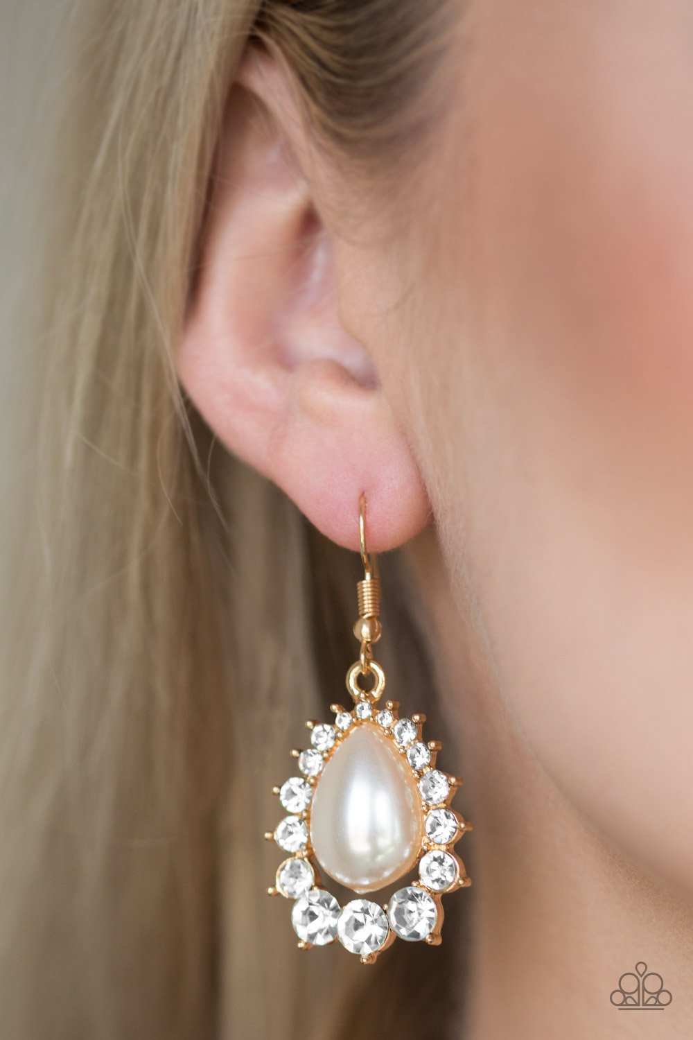 Regal Renewal - gold - Paparazzi earrings