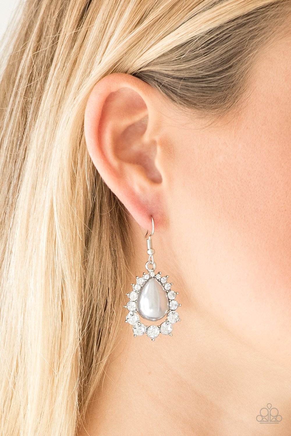 Regal Renewal-silver-Paparazzi earrings