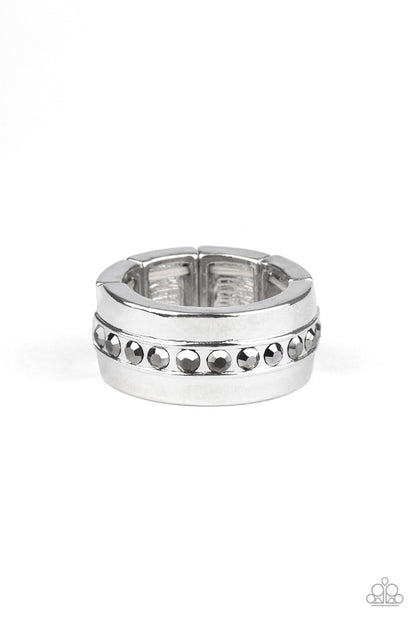 Reigning Champ - silver - Paparazzi mens ring