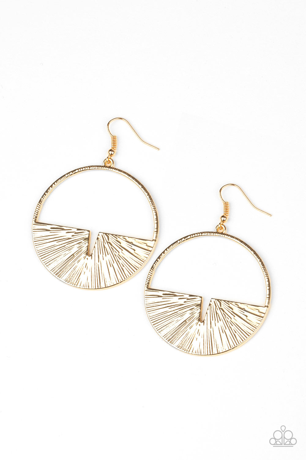 Reimagined Refinement - gold - Paparazzi earrings