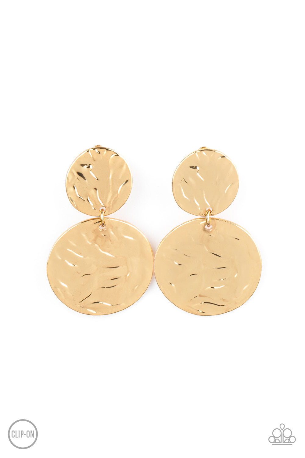 Relic Ripple - gold - Paparazzi CLIP ON earrings
