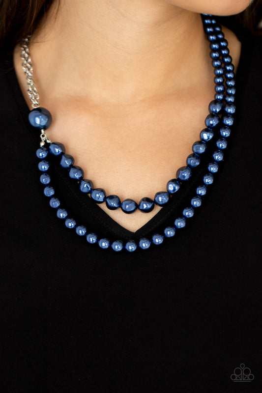 Remarkable Radiance - blue - Paparazzi necklace