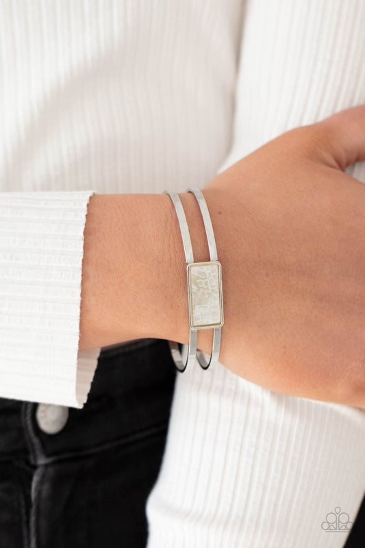Remarkably Cute and Resolute - white - Paparazzi bracelet