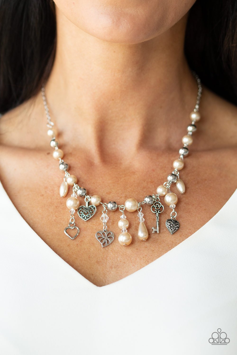 Renaissance Romance - brown - Paparazzi necklace