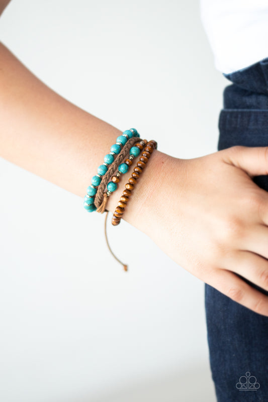 Renewable Energy - blue - Paparazzi bracelet