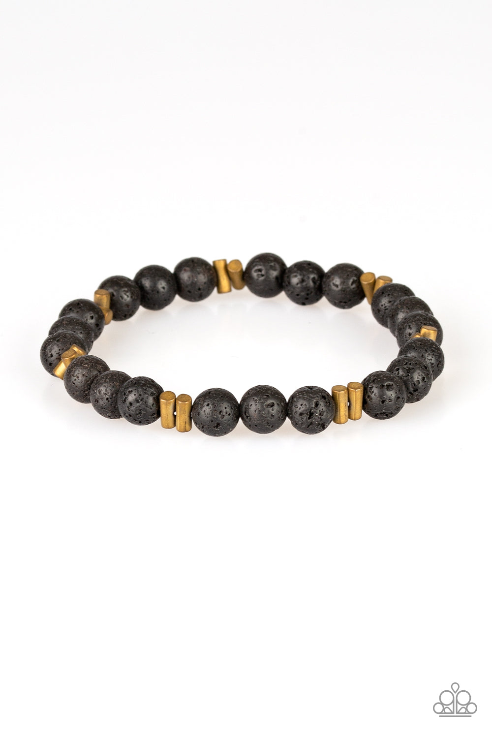 Renewed - brass - Paparazzi mens bracelet