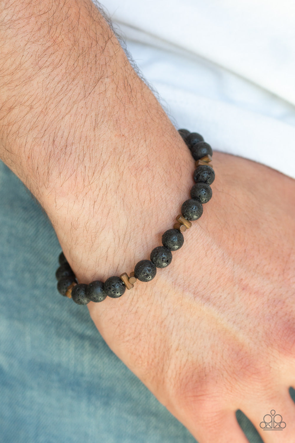 Renewed - copper - Paparazzi mens bracelet
