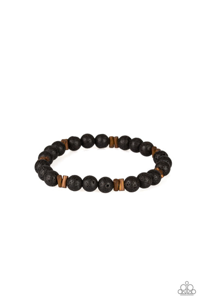 Renewed - copper - Paparazzi mens bracelet