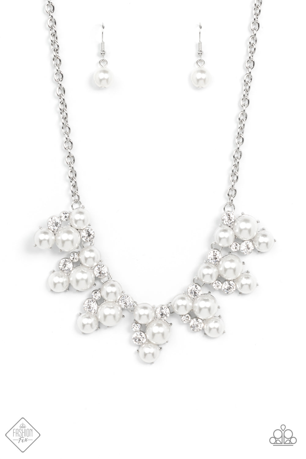 Renown Refinement - white - Paparazzi necklace