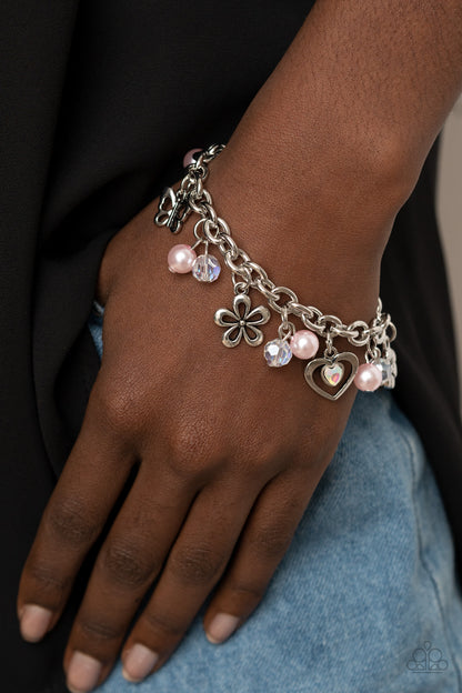 Retreat into Romance - pink - Paparazzi bracelet
