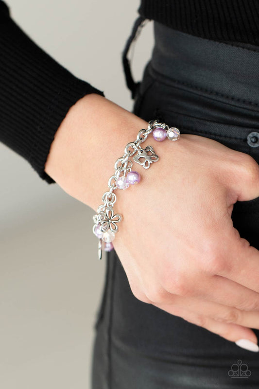 Retreat into Romance - purple - Paparazzi bracelet