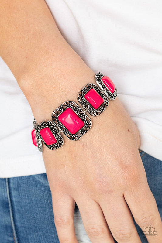 Retro Rodeo - pink - Paparazzi bracelet