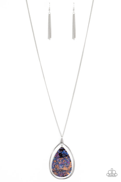 Retrograde Radiance - multi (purple) - Paparazzi necklace