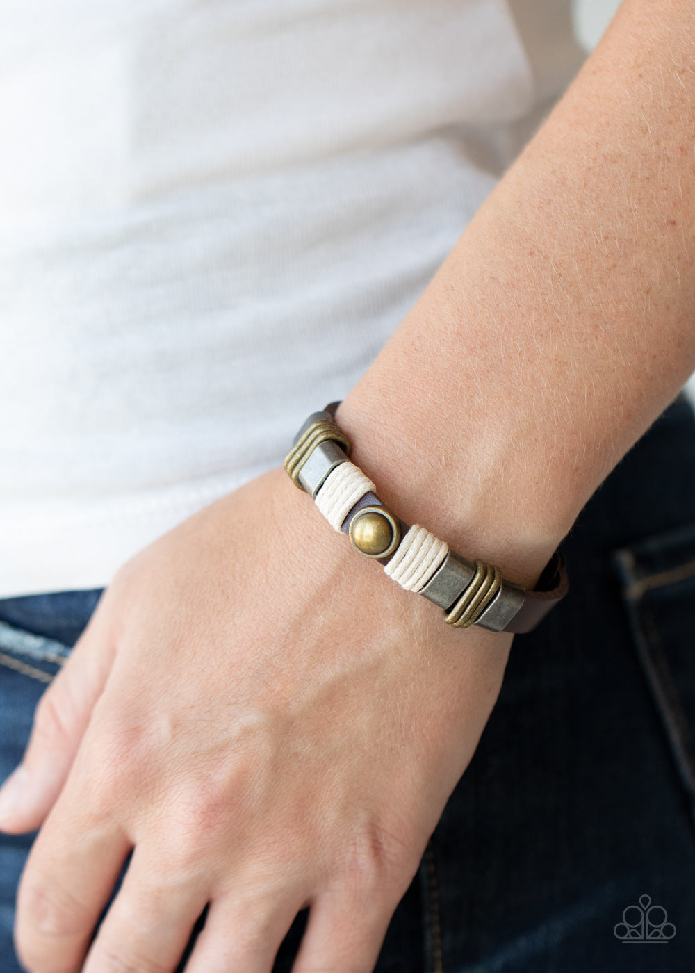 Rev It Up - brown - Paparazzi bracelet