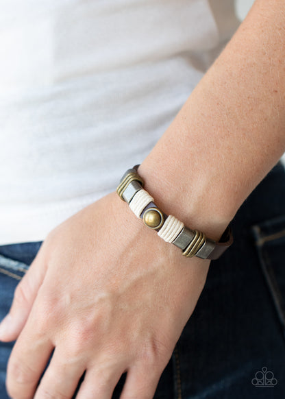 Rev It Up - brown - Paparazzi bracelet