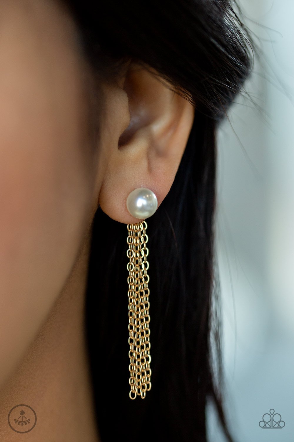 Revel Refinement-gold-Paparazzi earrings