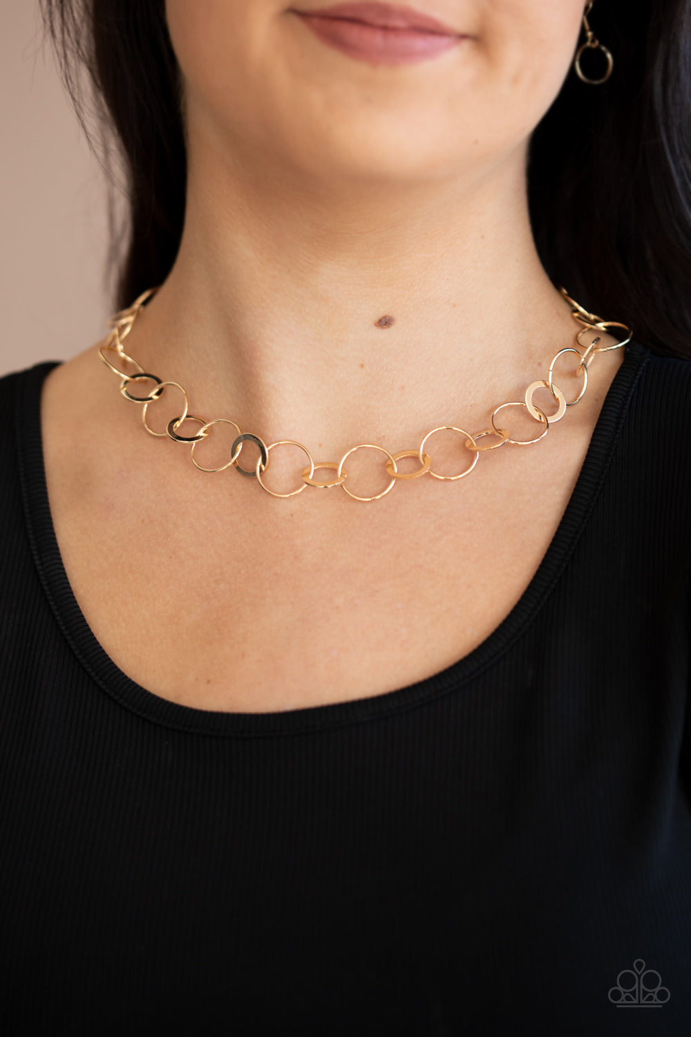Revolutionary Radiance - gold - Paparazzi necklace