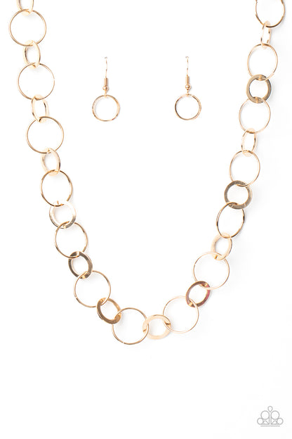 Revolutionary Radiance - gold - Paparazzi necklace