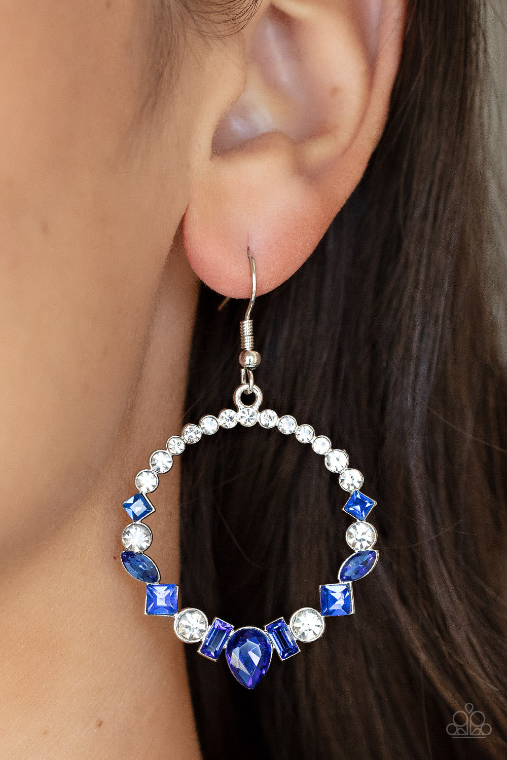 Revolutionary Refinement - blue - Paparazzi earrings
