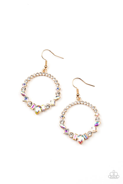 Revolutionary Refinement - gold - Paparazzi earrings