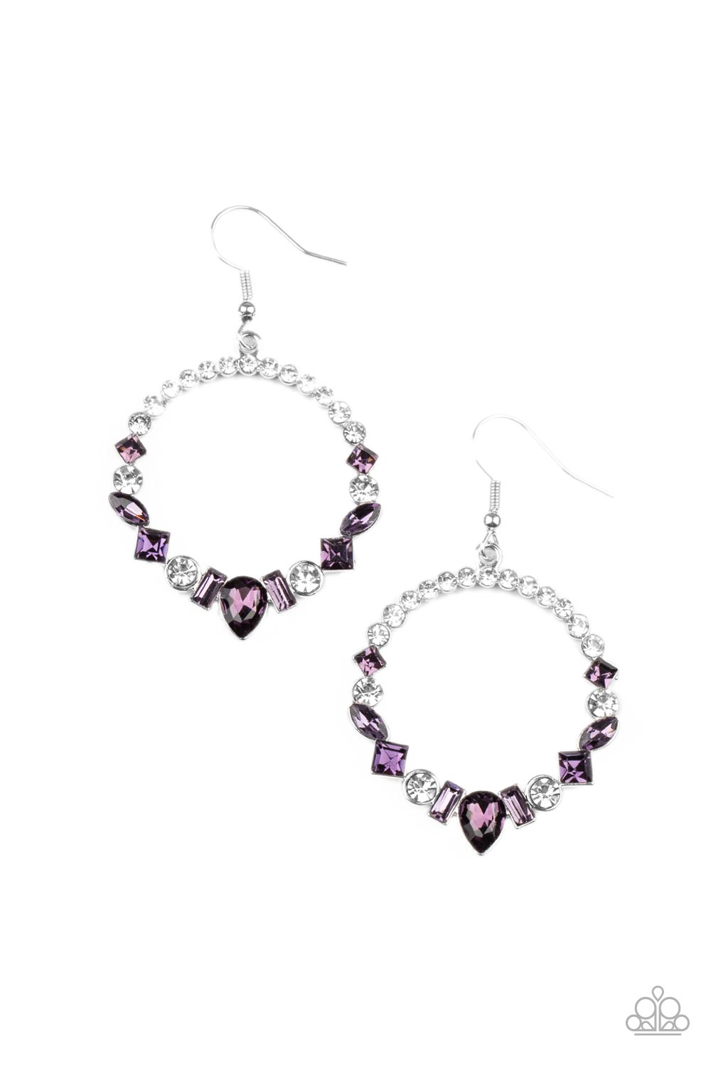 Revolutionary Refinement - purple - Paparazzi earrings