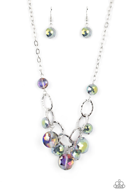 Rhinestone River - multi - Paparazzi necklace