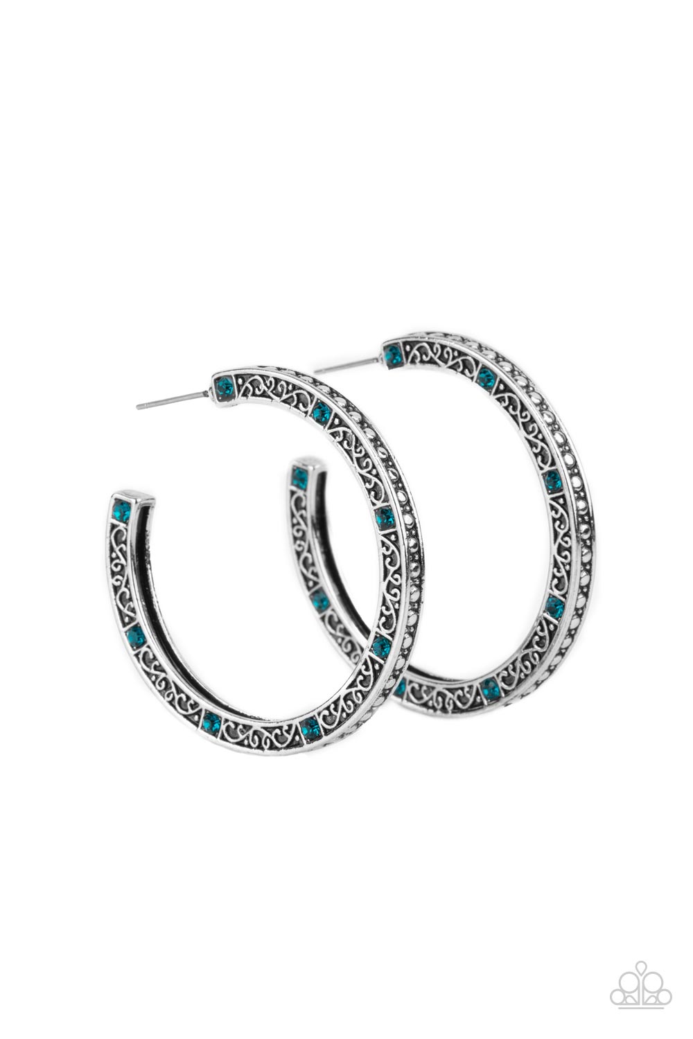 Richly Royal - blue - Paparazzi earrings