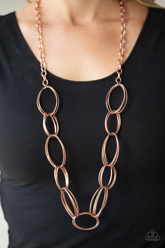 Ring Bling - copper - Paparazzi necklace