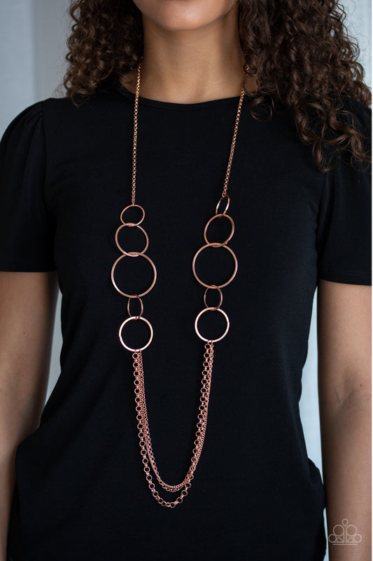 Ring In The Radiance - copper - Paparazzi necklace