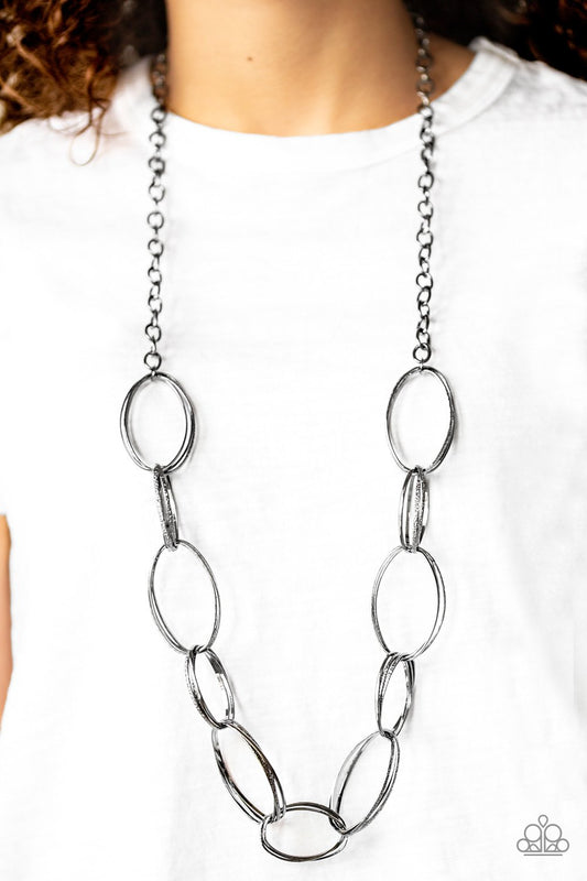 Ring Bling-black-Paparazzi necklace
