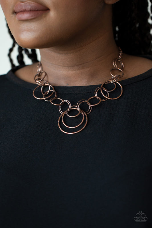 Ringing Relic - copper - Paparazzi necklace