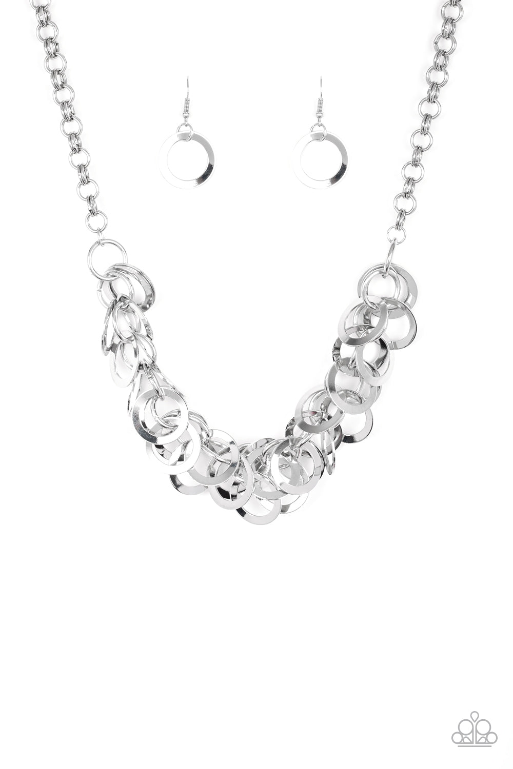 Ringing in the Bling - silver - Paparazzi necklace