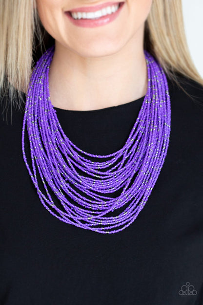 Rio Rainforest - purple - Paparazzi necklace