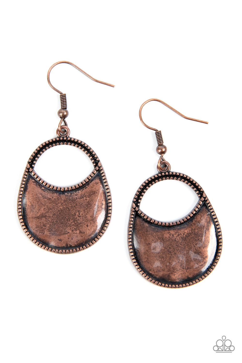 Rio Rancho Relic - copper - Paparazzi earrings