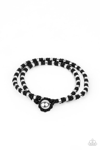 Ripcord - black - Paparazzi mens bracelet