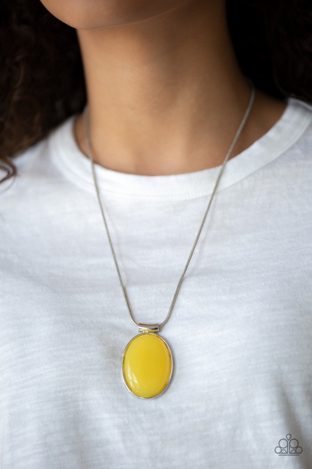 Rising Stardom-yellow-Paparazzi necklace