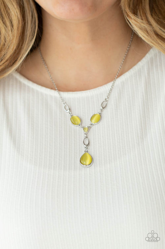 Ritzy Refinement - yellow - Paparazzi necklace