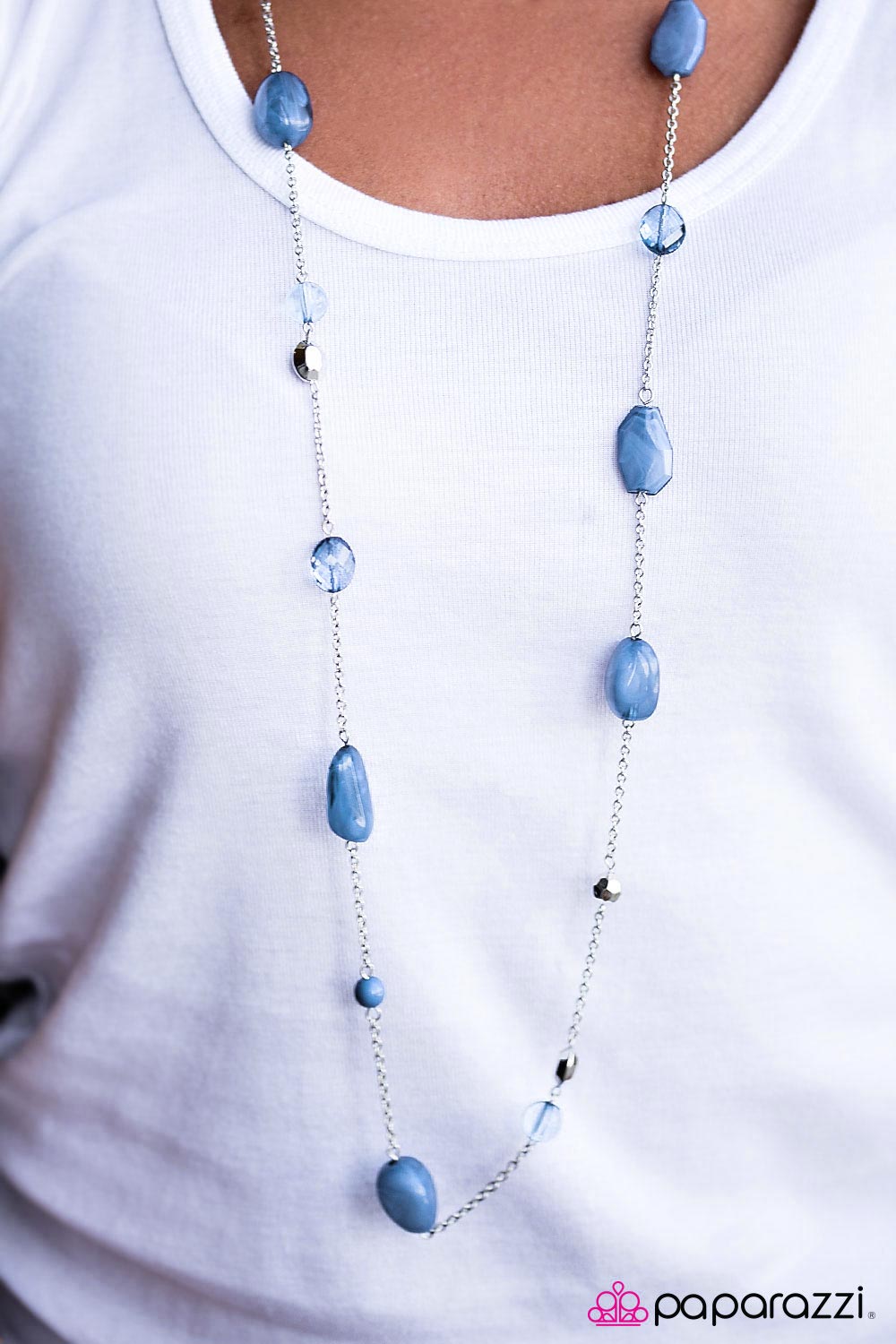 River Cruise -  blue - Paparazzi necklace
