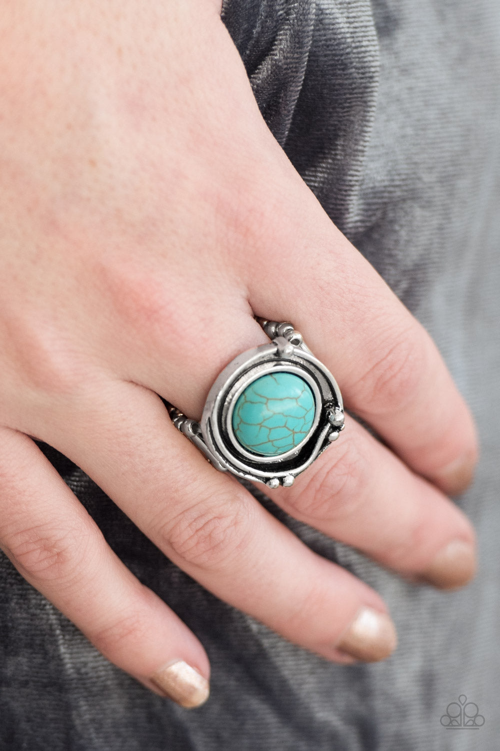 River Roamer - blue - Paparazzi ring