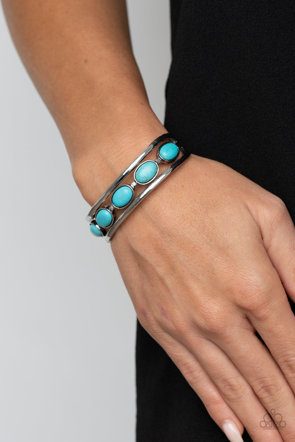 River Rock Canyons - blue - Paparazzi bracelet