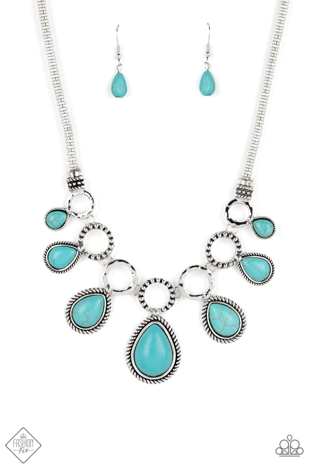 Riverside Relic - blue - Paparazzi necklace